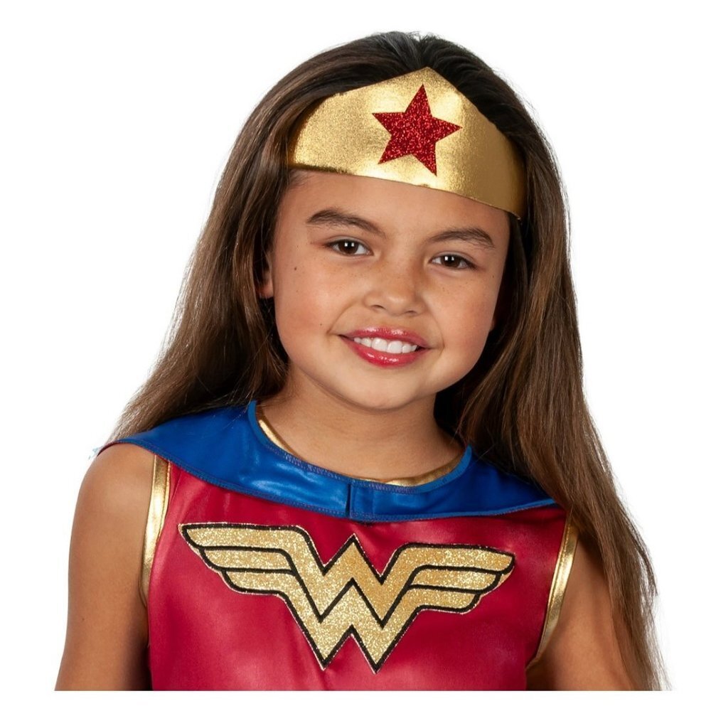 Girls Wonder Woman Halloween Costume  Sz S (6/6X) - Picture 2 of 6